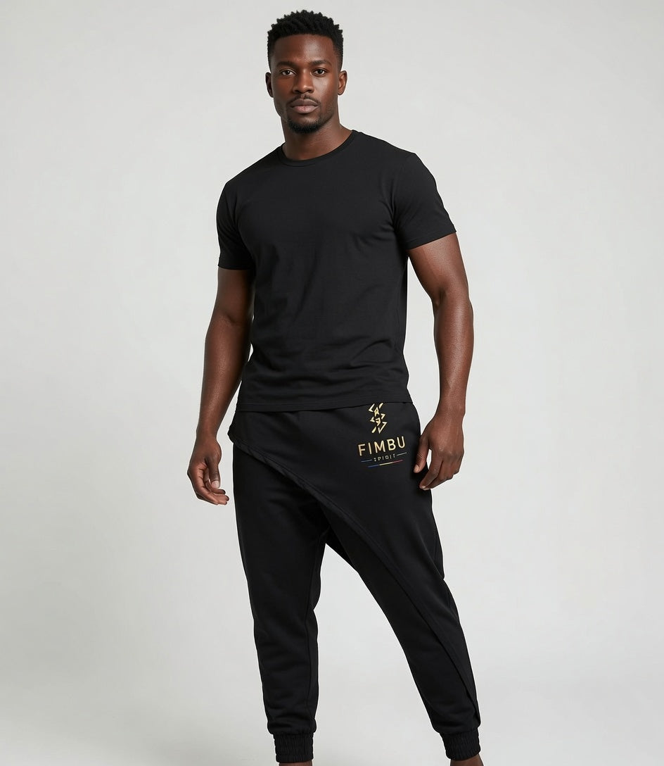 Pantalon Streetwear Asymétrique – L' AUDACE FIMBU SPIRIT