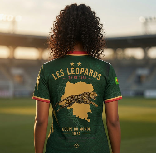 Maillot RDC – "Héritage Zaïre 74, FIMBU SPIRIT
