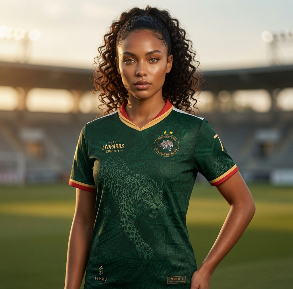 Maillot RDC – "Héritage Zaïre 74, FIMBU SPIRIT