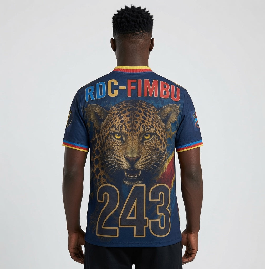 Maillot RDC Fimbu Spirit – L' Attaque du Léopard (Édition Collector)