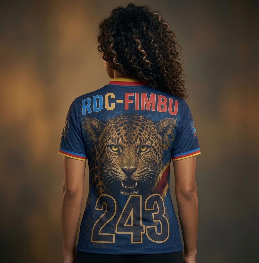 Maillot RDC Fimbu Spirit – L' Attaque du Léopard (Édition Collector)